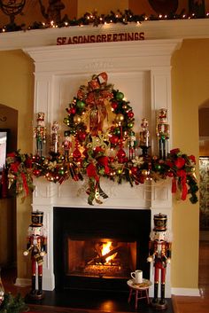 Your Fireplace Mantel For Christmas